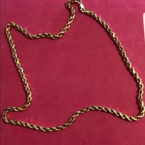 14k Yellow Gold Rope Chain